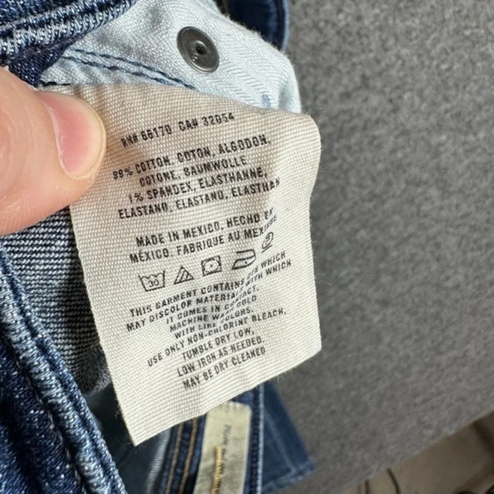 Pilcro Patchwork‎ Jeans Womens Size 26 Medium Wash Faded Knee Patch